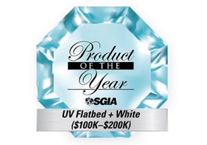 Product of the Year for JFX200-2531 UV-LED flatbed printer