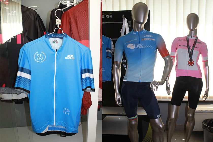 Textile application cycling jersey - GSG